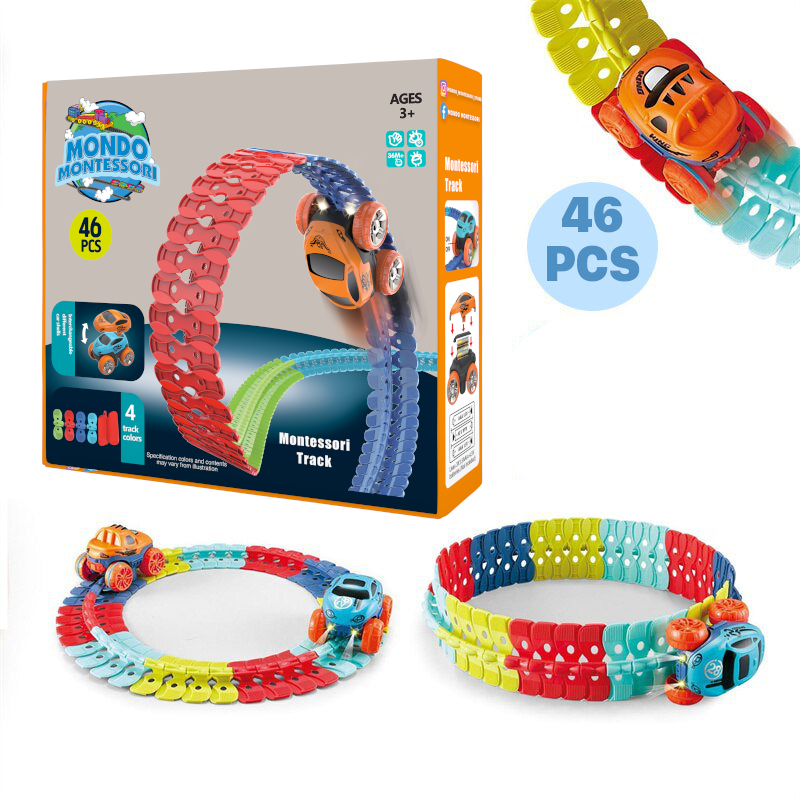 Montessori Track™- Pista di Macchine Ultra Flessibile